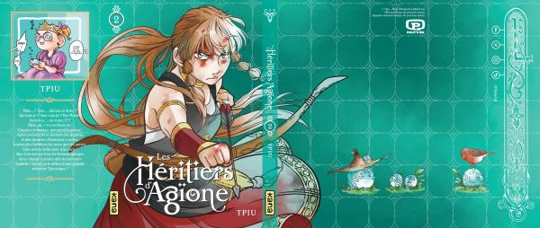 LES HERITIERS D'AGIONE - TOME 2 + JAQUETTE EXCLUSIVE PULP'S BD