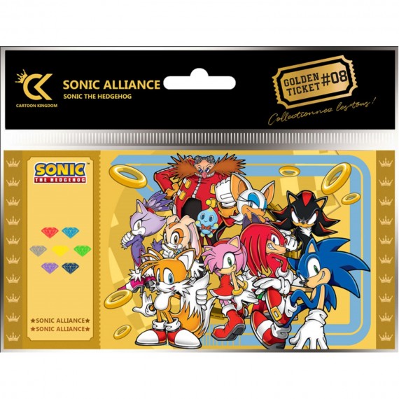 Golden Ticket Sonic The Hedgehog Sonic Alliance