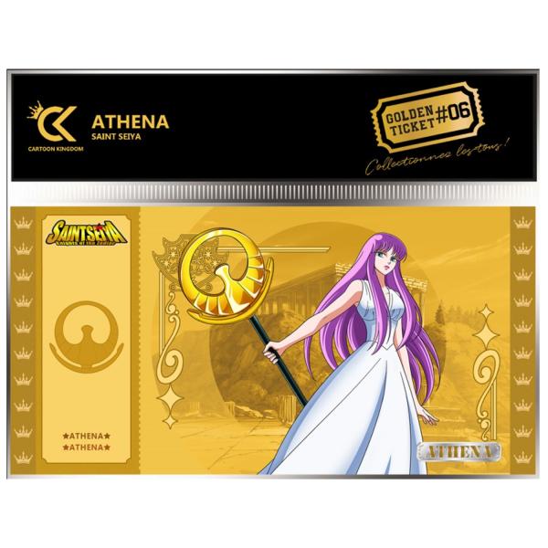 Golden Ticket Saint Seiya Athena