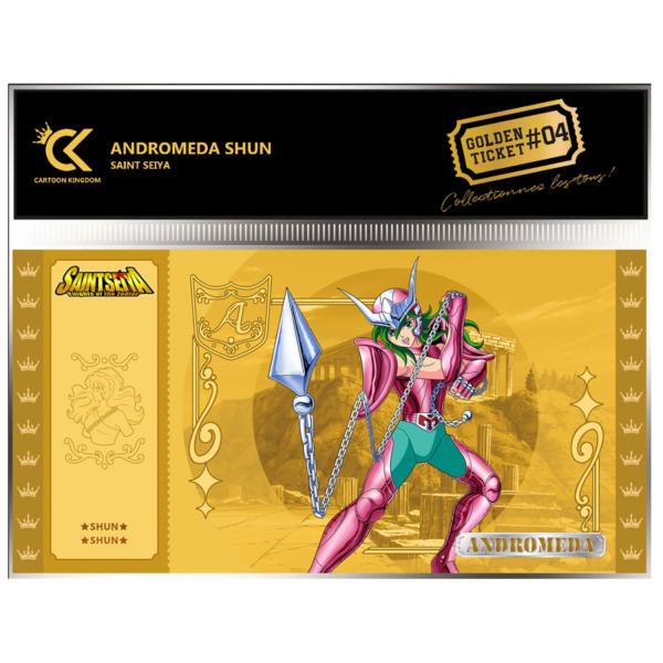 Golden Ticket Saint Seiya Andromeda Shun