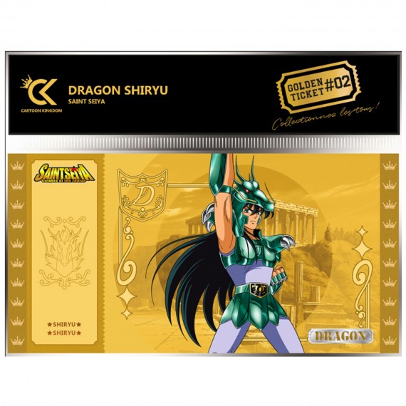 Golden Ticket Saint Seiya Dragon Shiryu