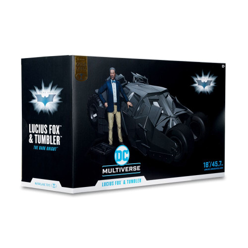 DC Multiverse Tumbler with Lucius Fox (Dark Knight)