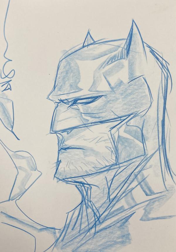 BATMAN SKETCH ORIGINAL BY DUSTIN NGUYEN