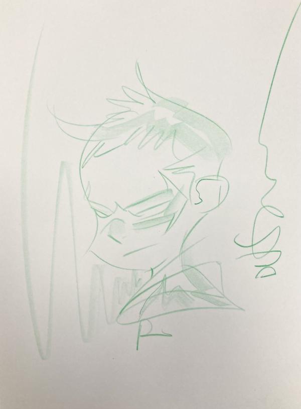 YOUNG ROBIN SKETCH ORIGINAL BY DUSTIN NGUYEN