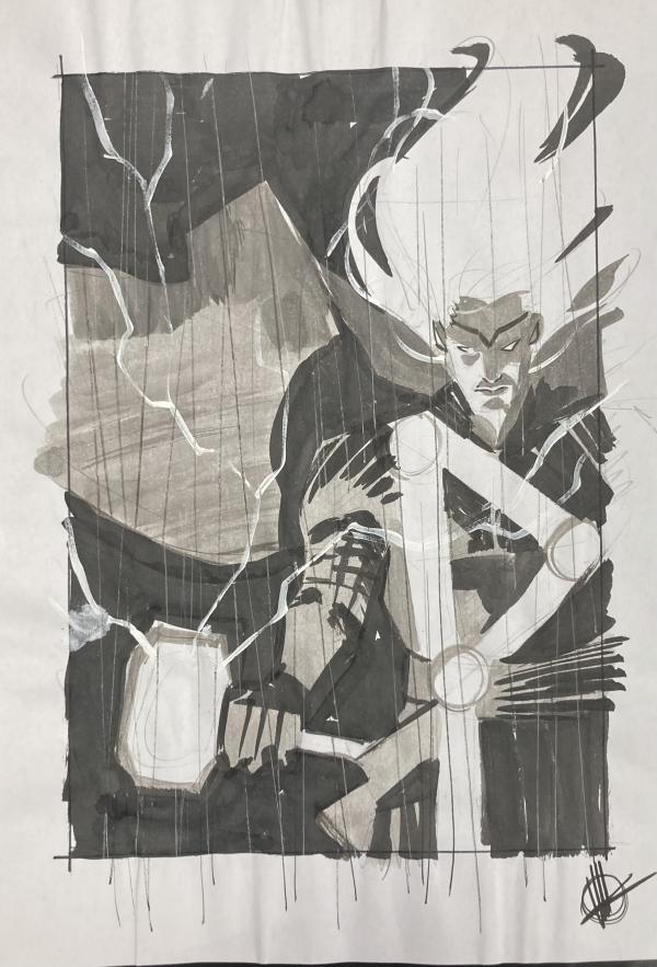 THOR COVER LAYOUT ORIGINAL N° 2 BY MATTEO SCALERA