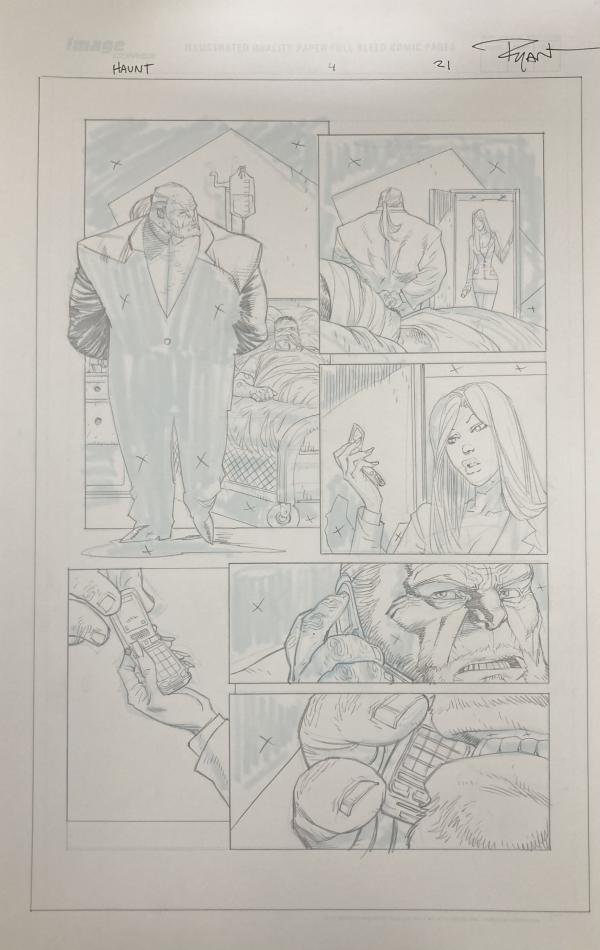 HAUNT ISSUE 4 PAGE 21 ORIGINAL BY RYAN OTTLEY