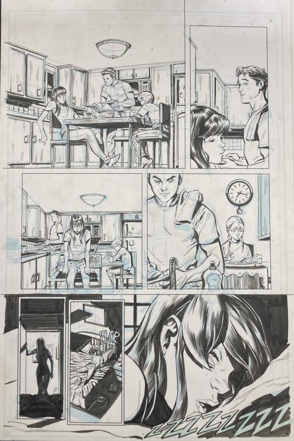 AMAZING SPIDER MAN RENEW YOUR VOWS ORIGINAL ISSUE 8 PAGE 13 BY RYAN STEGMAN