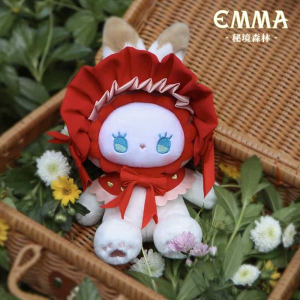 Emma Red Plush Toy With Keychain 18 Cm