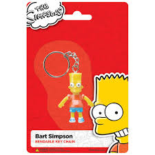 Bart Simpson Bendable Key Chain