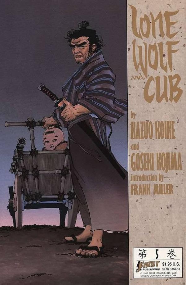 LONE WOLF AND CUB FIRST PUBLISHING EDITIONS N°5 CVR BY FRANK MILLER