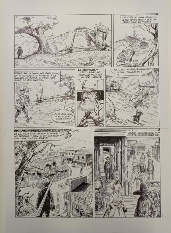 PAGE N°4 DE GUNTHRIE ORIGINAL PAR SERGE CARRERE