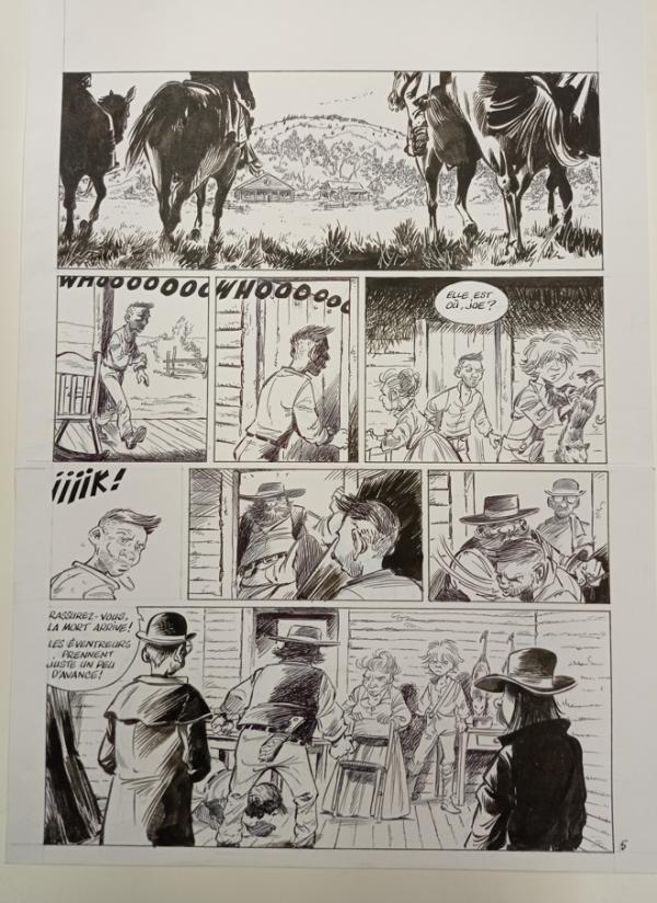 PAGE N°5 DE GUNTHRIE ORIGINAL PAR SERGE CARRERE