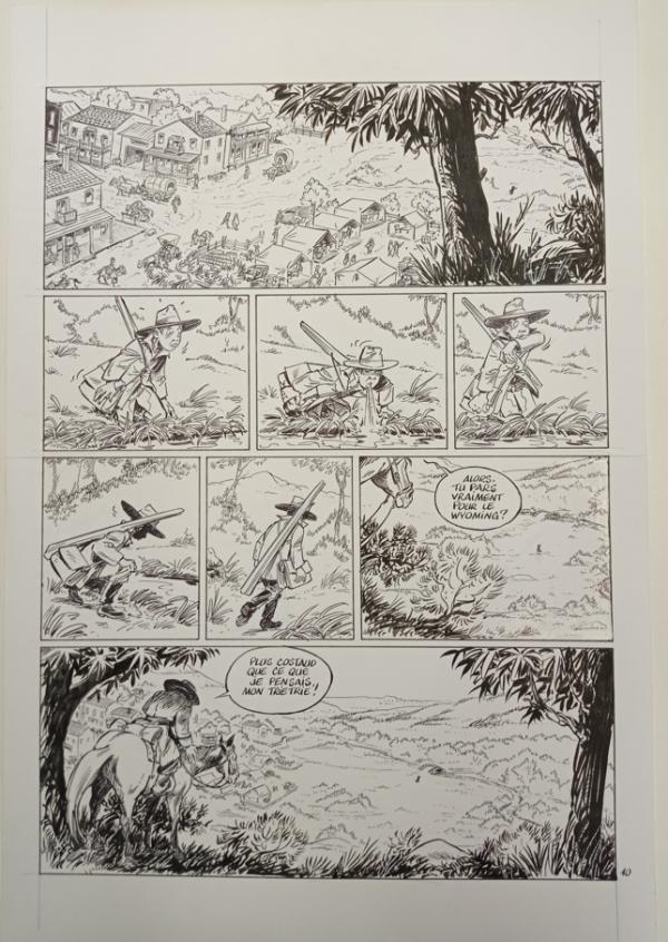 PAGE N°10 DE GUNTHRIE ORIGINAL PAR SERGE CARRERE