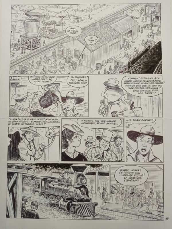 PAGE N°15 DE GUNTHRIE ORIGINAL PAR SERGE CARRERE