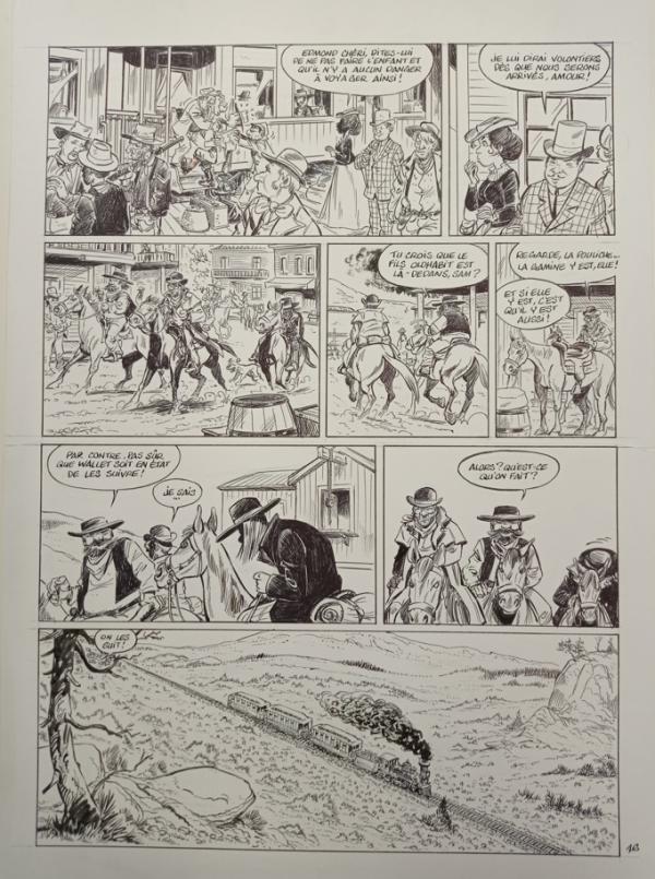 PAGE N°16 DE GUNTHRIE ORIGINAL PAR SERGE CARRERE