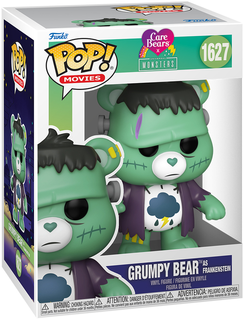 Grumpy bear as Frankenstein