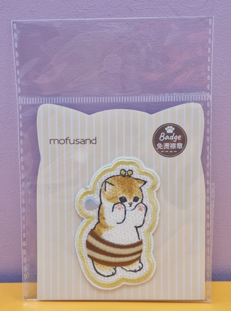 Sticker Brodé Mofusand Cat-Bee