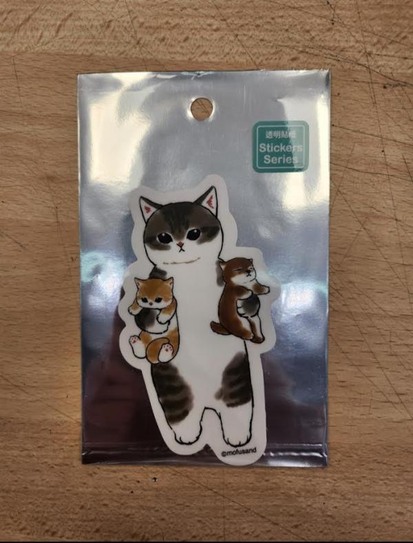 Sticker Mofusand with Kitty/Puppy