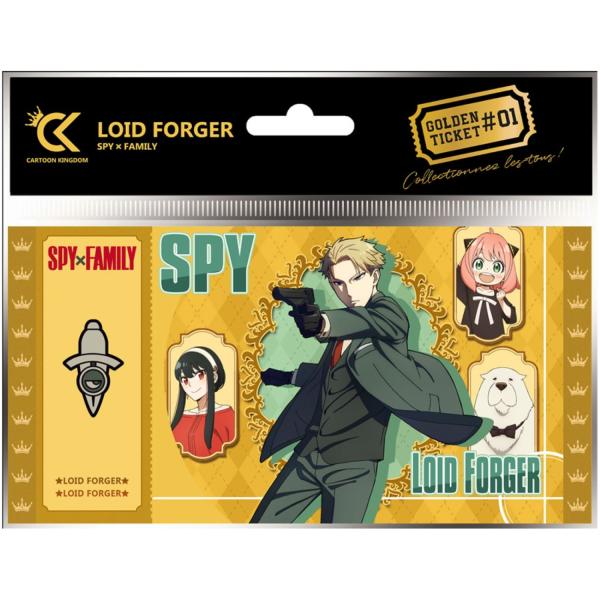 Golden Ticket Spy x Family Loid Forger #01