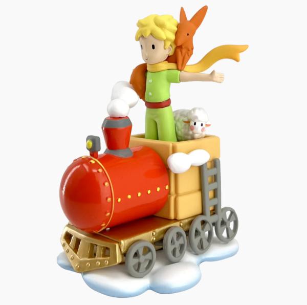 FIGURINE PETIT PRINCE EN PVC - LE PETIT PRINCE ET SES AMIS DANS LE TRAIN