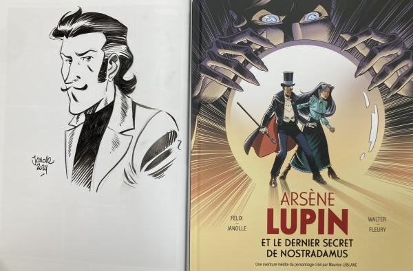 ARSENE LUPIN CONTRE SHERLOCK HOLMES ET LE DERNIER SECRET DE NOSTRADAMUS DÉDICACÉ N°1