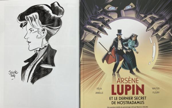 ARSENE LUPIN ET LE DERNIER SECRET DE NOSTRADAMUS DÉDICACÉ N°9