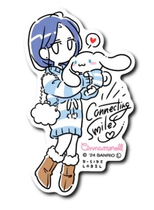 Connecting Smiles Cinnamoroll Sticker