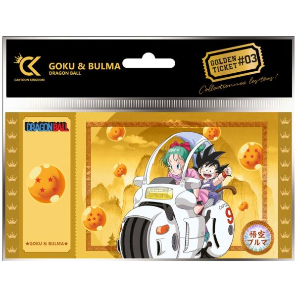 Golden Ticket Goku & Bulma Dragon Ball