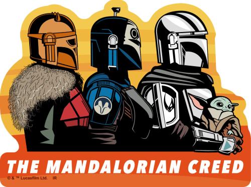 The Mandalorian Creed Sticker