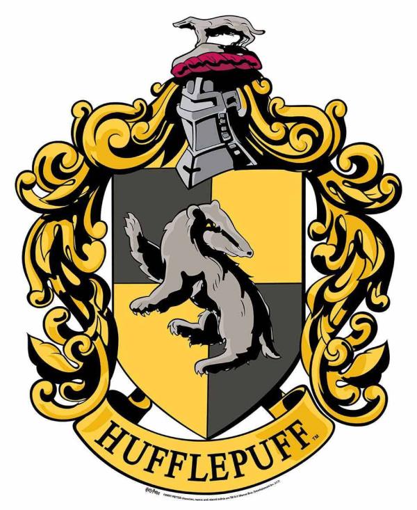 Harry Potter Hufflepuff Crest Transparent Sticker