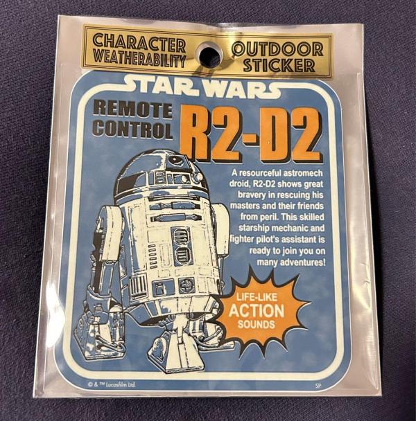 Outdoor Sticker Remote Control R2-D2