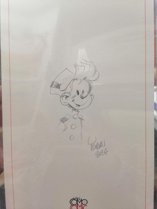 DESSIN ORIGINAL DE SPIROU PAR YOANN N°7