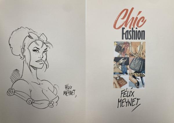 CHIC FASHION PORTFOLIO PAR FELIX MEYNET EDITION BRUNO GRAFF : DÉDICACÉ