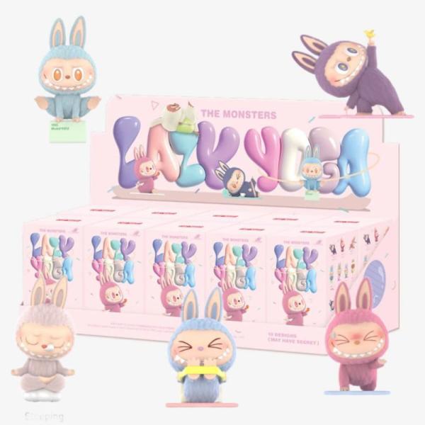 Pop Mart x The Monsters Lazy Yoga Series Labubu