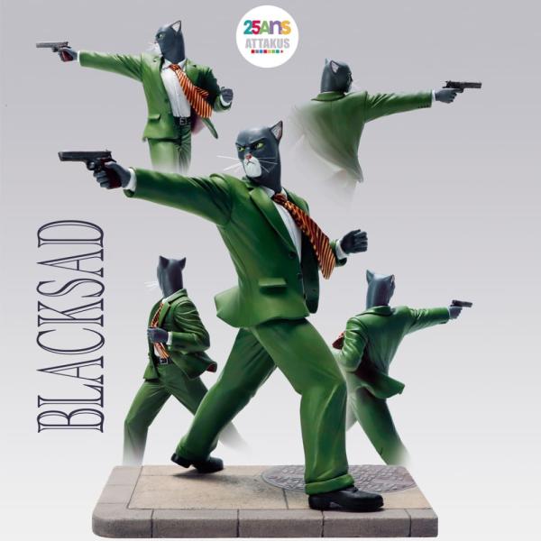 Figurine Blacksad paré à tirer