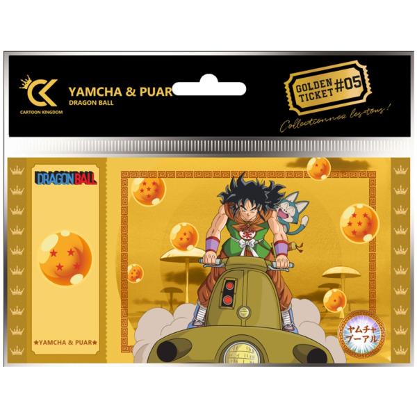 GOLDEN TICKET Dragon Ball Z Yamcha & Pual