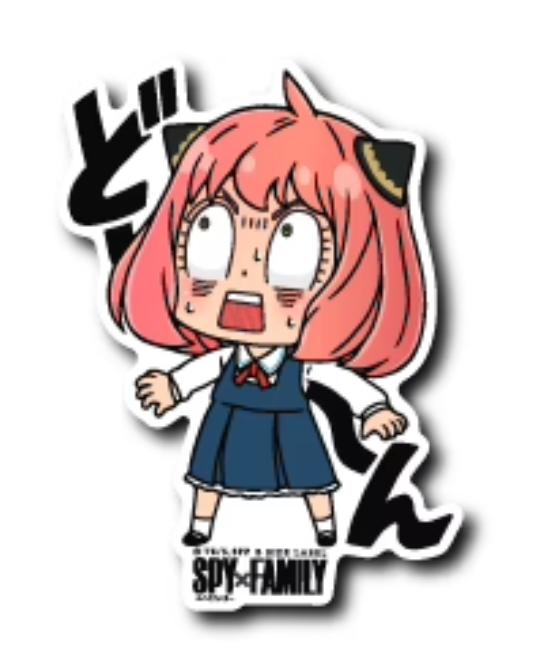 Sticker Scary Anya Forger