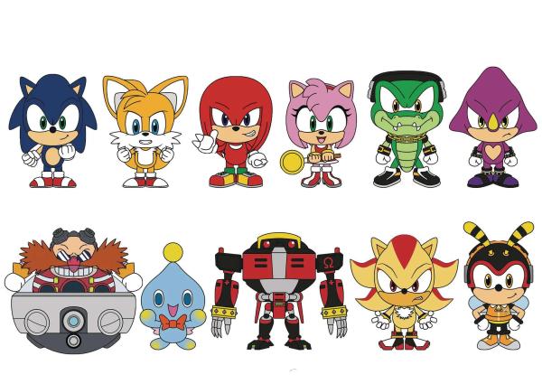 MONOGRAM BAG-CLIP SONIC THE HEDGEHOG SERIES 3