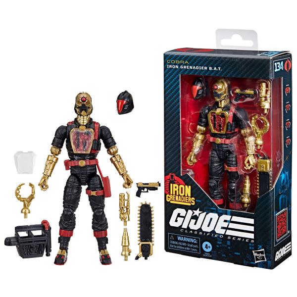 G.I. JOE COBRA IRON GRENADIER B.A.T #134