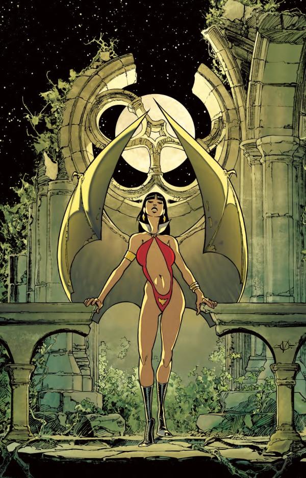 VAMPIRELLA (2025) #1 OLIVIER VATINE PULP'S / LCCAF EXCLUSIVE VARIANT VIRGIN ED LIMITED TO 100 - SIGNED