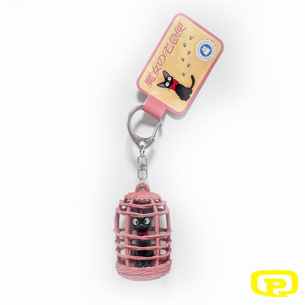 PORTE-CLÉ GHIBLI KIKI LA PETITE SORCIÈRE JIJI CAGE