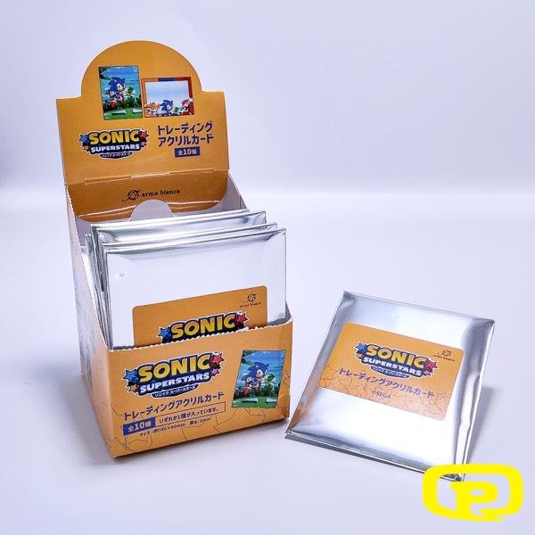 SONIC THE HEDGEHOG CARTES ACRYLIQUES MYSTÈRE