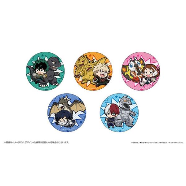 MYSTERY BADGES MY HERO ACADEMIA X GODZILLA