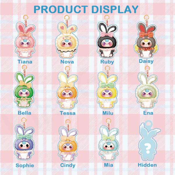 BLIND BOX PLUSH PENDANT BABY THREE LILYRABBIT TOWN SERIES