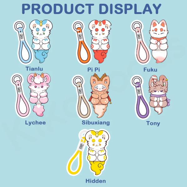 BLIND BOX PLUSH PENDANT FABULOUS BEASTS PALM HAVE SPIRIT SERIES