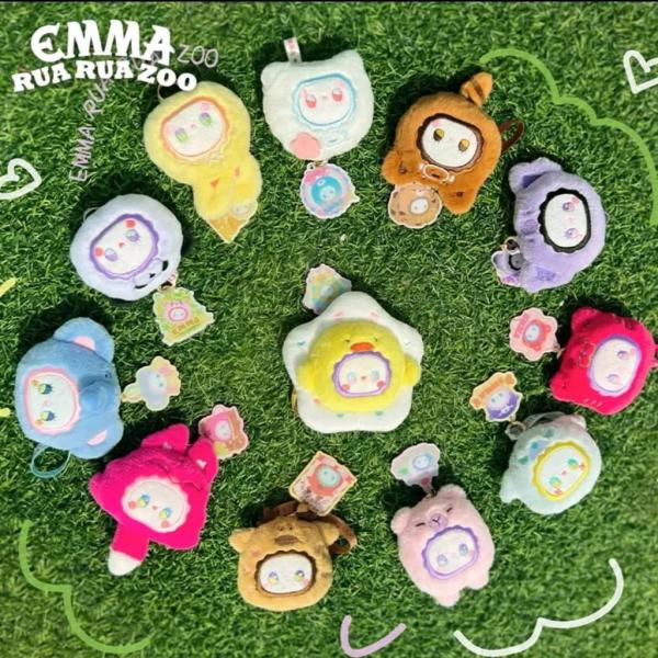 EMMA RUA RUA ZOO SCENTED PLUSHES KEYCHAIN SPECIAL COLOUR