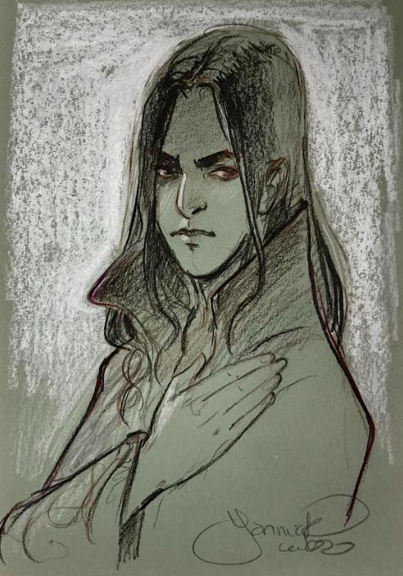 DESSIN ORIGINAL DE YANNICK CORBOZ : ADRIAN N°1