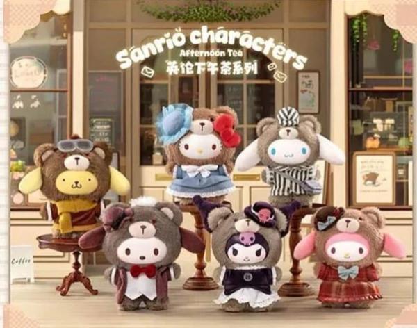 BLIND BOX PLUSH PENDANT SANRIO CHARACTERS AFTERNOON TEA
