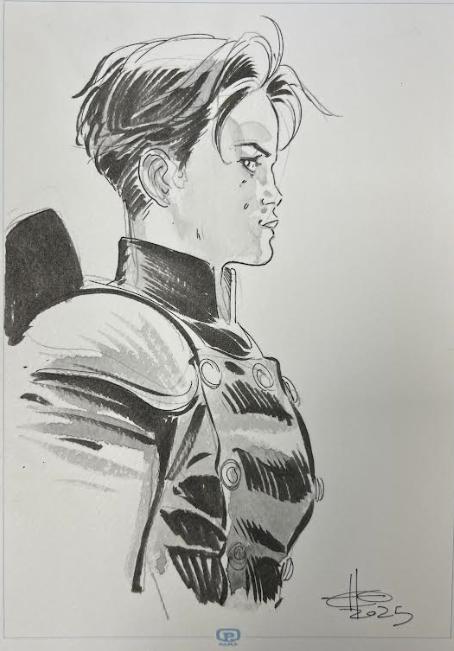 DESSIN ORIGINAL D'ERIC HERENGUEL POUR KONG CREW : VENTURI