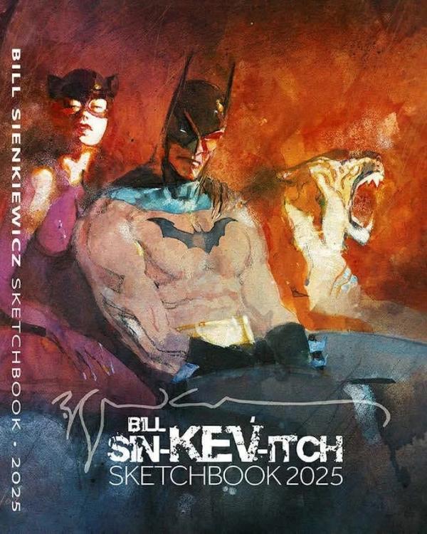 BILL SIENKIEWICZ SKETCHBOOK SDCC 2025